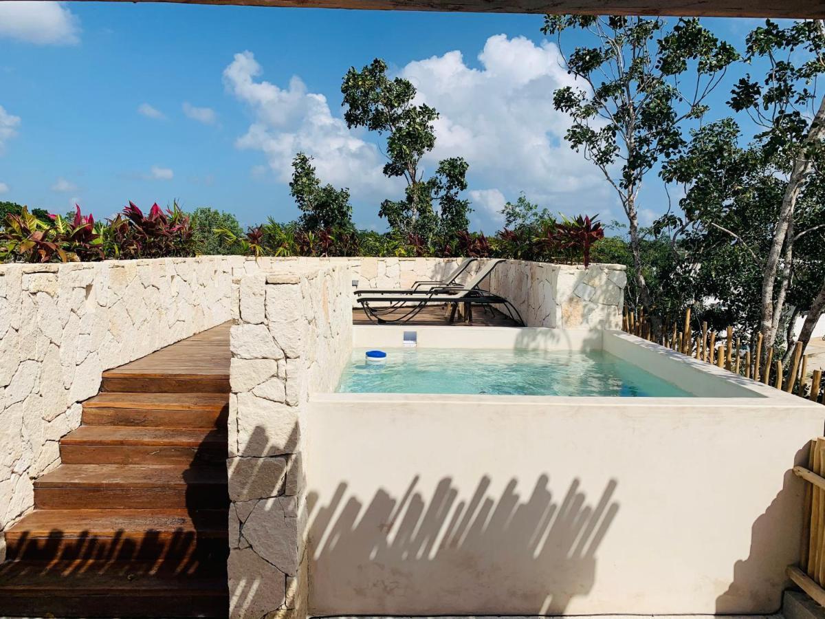 Vida Jungle Boho Apart 9 With Special Fee To Access Hotel Bardo Tulum Pueblo Buitenkant foto