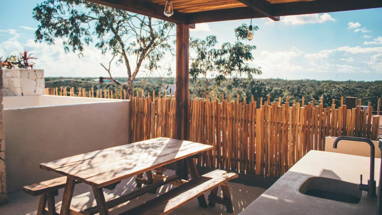 Vida Jungle Boho Apart 9 With Special Fee To Access Hotel Bardo Tulum Pueblo Buitenkant foto