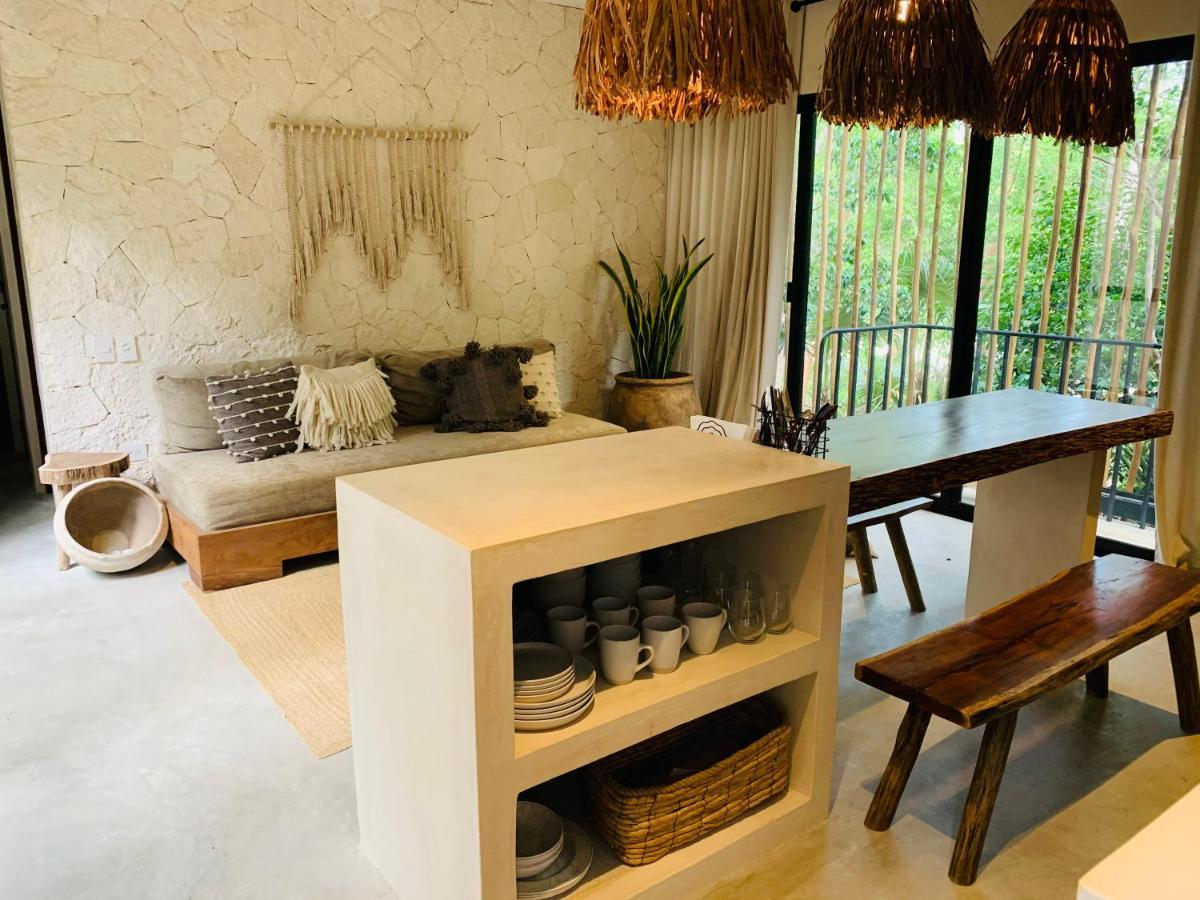 Vida Jungle Boho Apart 9 With Special Fee To Access Hotel Bardo Tulum Pueblo Buitenkant foto