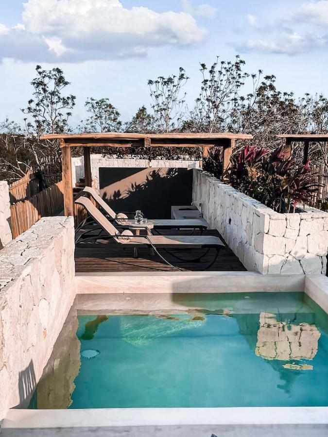 Vida Jungle Boho Apart 9 With Special Fee To Access Hotel Bardo Tulum Pueblo Buitenkant foto