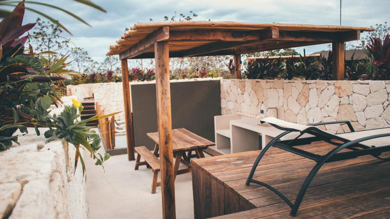 Vida Jungle Boho Apart 9 With Special Fee To Access Hotel Bardo Tulum Pueblo Buitenkant foto