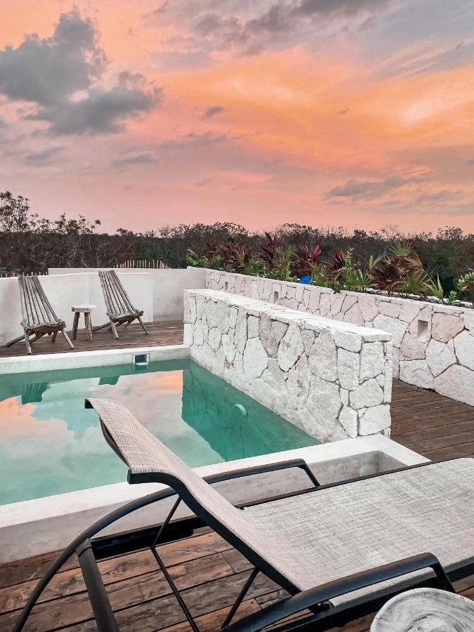 Vida Jungle Boho Apart 9 With Special Fee To Access Hotel Bardo Tulum Pueblo Buitenkant foto